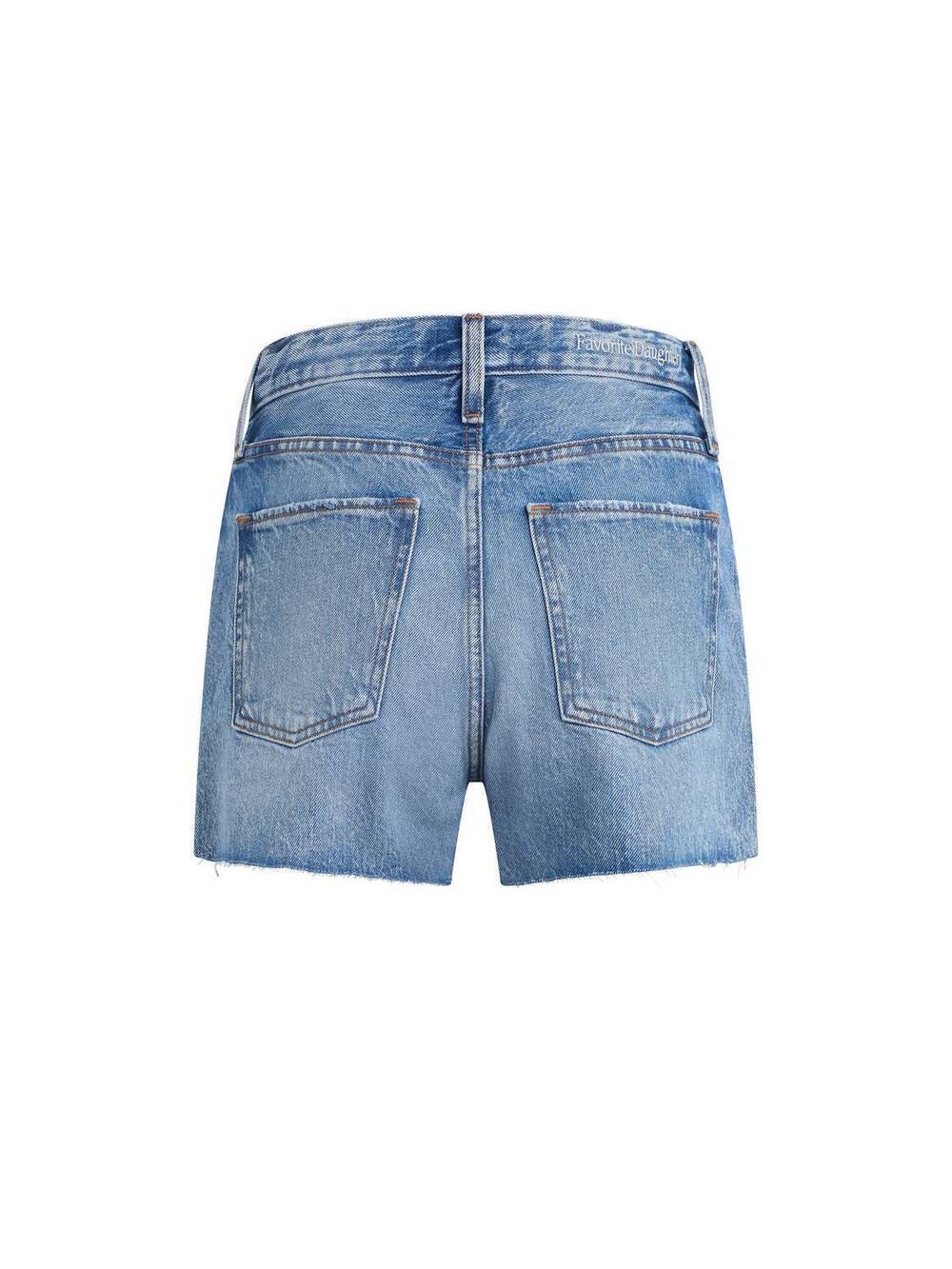 NEW FAVORITE DAUGHTER caroline high rise short in blue - Picture 6 of 6